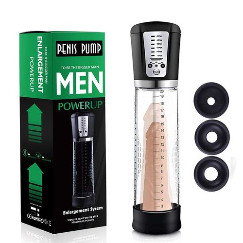 Rechargeable Electric Automatic Penis Pump - Black