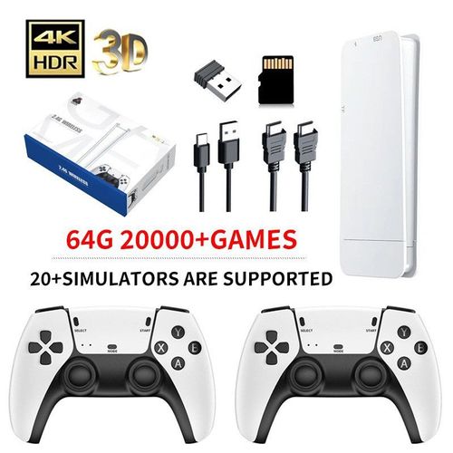 2.4G Retro Game Stick: 128GB with 40,000+ Classic Games