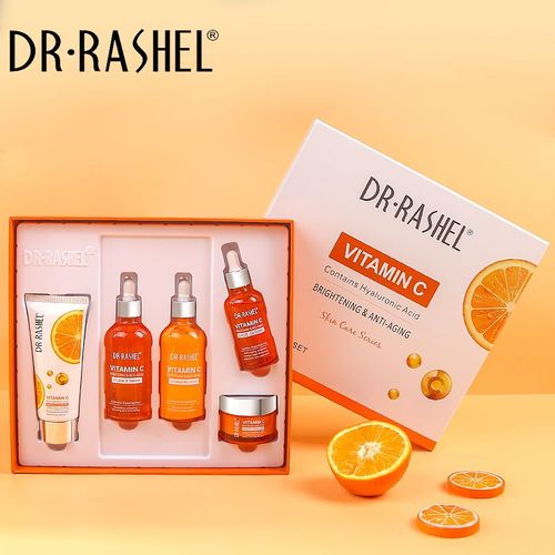 5 in1 Vitamin C Skincare Set  Brightening Anti-aging Serum for All Skin Type