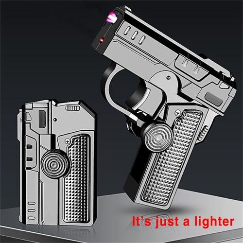 Windproof Torch Lighter Refillable Foldable Rotatable Lighter  (Gas Not Included)