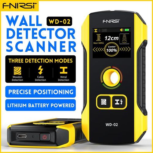 WD-02 Wall Detector Stud Finder, Cable Wires Metal Wood Stud Wall Scanner