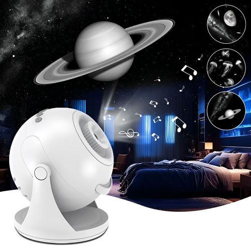 White Noise Sound Machine with Galaxy Projector, 30 Nature Sound, HD Projection