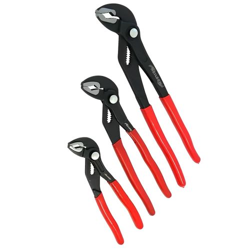 3 Pack Water Pump Pliers Set 7Inch, 10Inch, 12Inch Lock Pliers