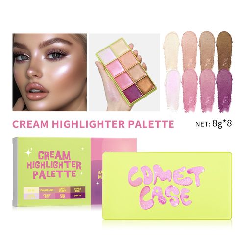 Conjunto de 2 Paletas de Maquiagem, Paleta Altamente Pigmentada com Sombra Matte de Seda deslizante