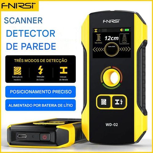 WD-02 Detector de Parede Localizador de Vigas Cabos Fios Metal Madeira Scanner