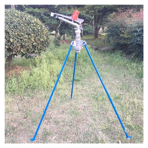 Aspersor de tripé ajustável de 360° para irrigação agrícola e industrial de grande porte