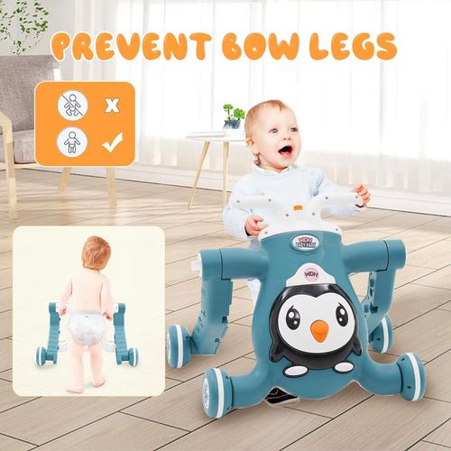 Bebê caminhante 3 em 1 sit & stand andando carrinho de aprendizagem carrinho de bebê multifuncional crianças centro de atividade