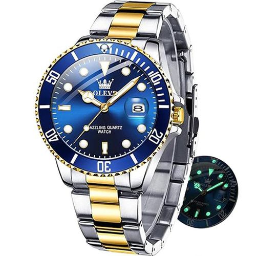 RelóGio de Pulso Luminoso à Prova d'áGua de Quartzo com Mostrador de 40 MM para NegóCios