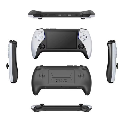 Consola de videojogos portátil Coopreme New Project X com ecrã IPS de alta definição de 4,3 polegadas e suporte para PS1 Arcade, saída HD para joystick duplo