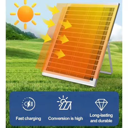 16-inch solar charging floor fan