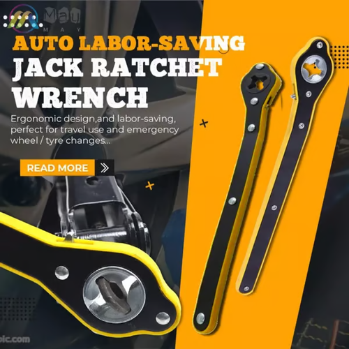(🎉EARLY NEW YEAR SALE - 50% OFF) Auto Labor-saving Jack Ratchet Wrench