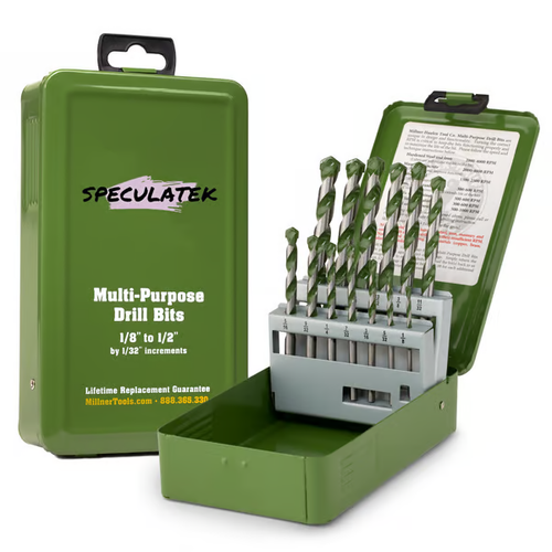 13 Piece Multi-Purpose Drill Bit Set