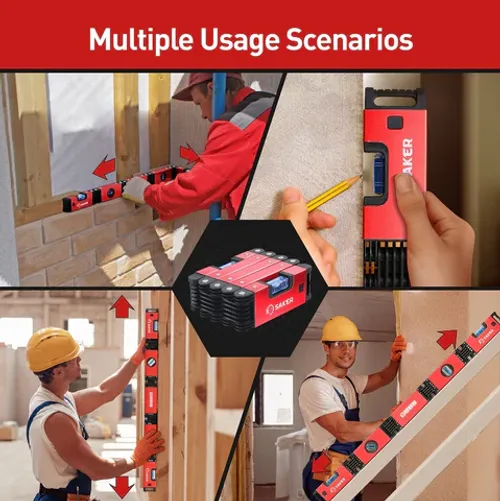 Horizontal folding ruler