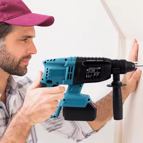 21V Li-ion Battery Operated Electric Rotary Hammers Cordless Drill Cordless Impact Drill with Hammer