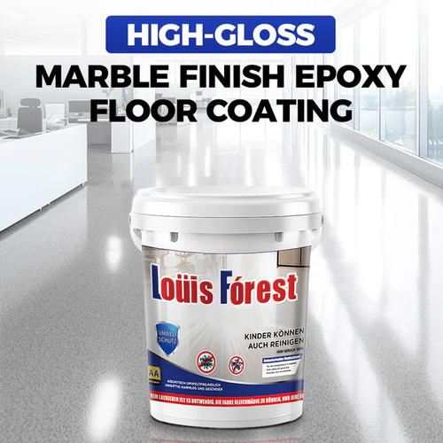 High-Gloss Marble Finish Epoxy Floor Coating    1kg per barrel