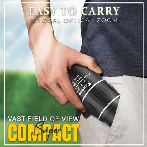 16X52 Monocular bifocal optical zoom telescope