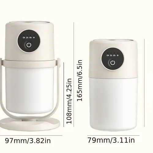 Humidifiers For Bedroom Cool Mist Humidifiers(Summer), Quiet Cool Mist Humidifier, Bedroom Bedside Humidifier, Desktop Air Diffuser, USB Powered, Adjustable Brightness Air Humidifier With Lighting, Suitable For Desks, Homes And Offices