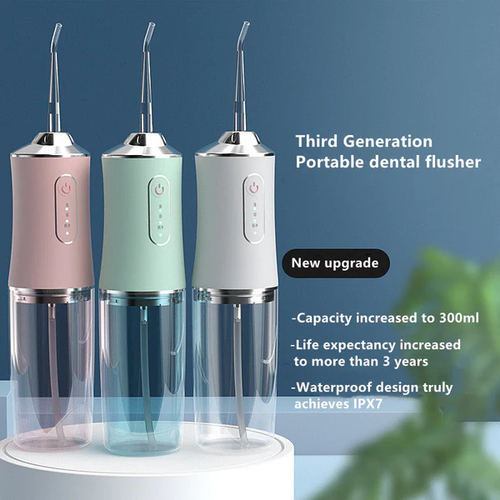 💥Lastday! Hurry up！！💥✈️FREE SHIPPING🤩🏆50% off for a limited time during the event✨🦷Portable Oral Irrigator Water Flosser