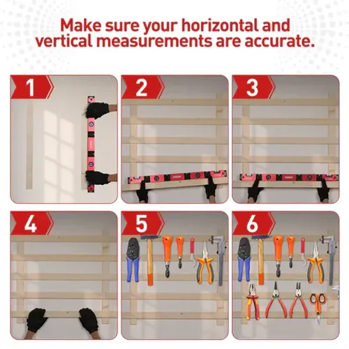 Horizontal folding ruler