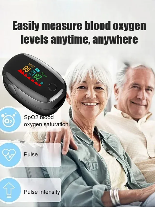 finger clip home blood oxygen saturation monitoring gemstone oximeter