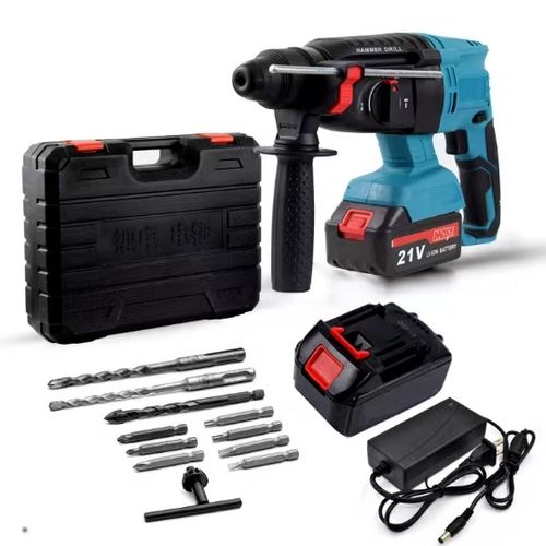 21V Li-ion Battery Operated Electric Rotary Hammers Cordless Drill Cordless Impact Drill with Hammer