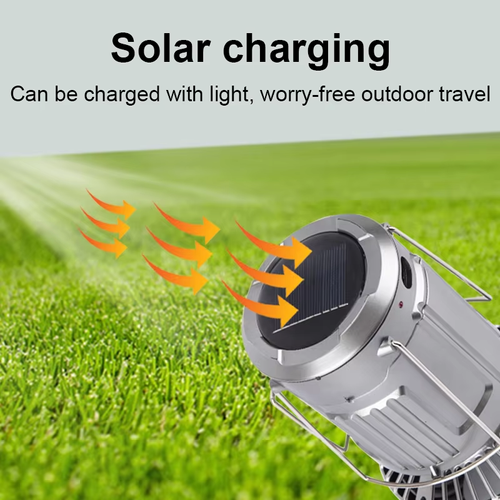 Portable LED Camping Lantern With Fan