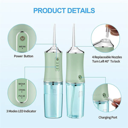 💥Lastday! Hurry up！！💥✈️FREE SHIPPING🤩🏆50% off for a limited time during the event✨🦷Portable Oral Irrigator Water Flosser