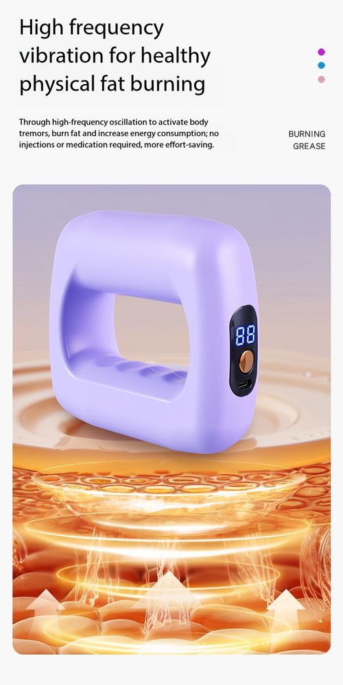 Mini Fascial Ring Massager High Frequency Vibration Fat Burning Body Shaper Belt