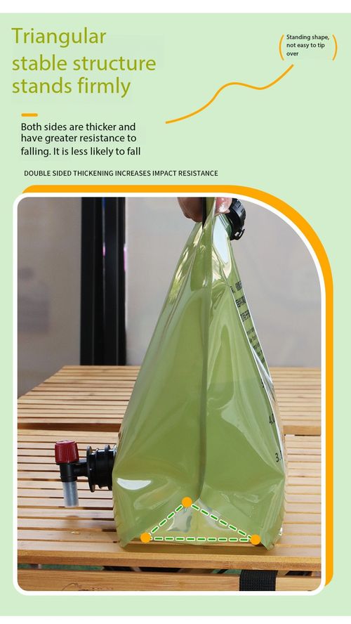 8L Portable Foldable Water Bag with Handle & Tap