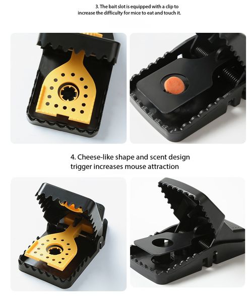 2 Pack Reusable Powerful Rat Traps