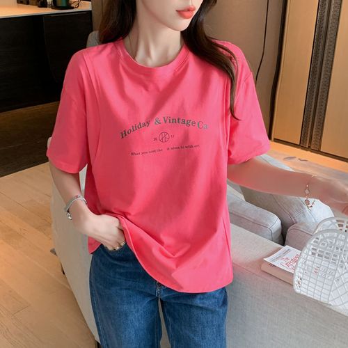 3XL Nursing T Shirt Summer Short Sleeve Breastfeeding Top for Mom