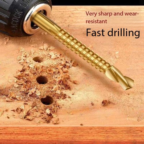 6Pcs Serrated Twist Drill Bits Set