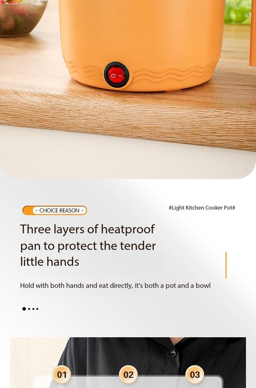 Mini Electric Cooking Pot Multi-function Boiler Fryer Hot Pot No Steamer for Dorm Home