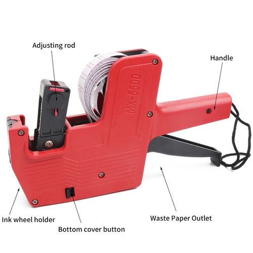 MX5500 Single Line 8 Digit Price Gun   Labeler   Coding Machine (Supermarket Price Labeler)