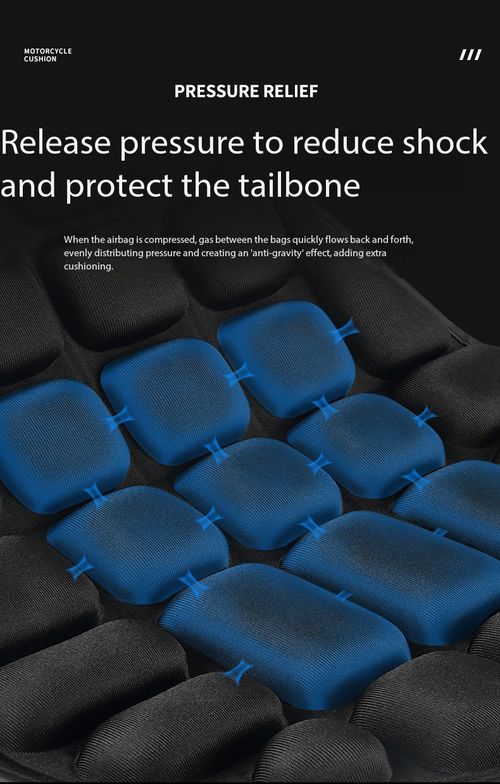 EVA Shock Absorbing Breathable Motorcycle Seat Cushion