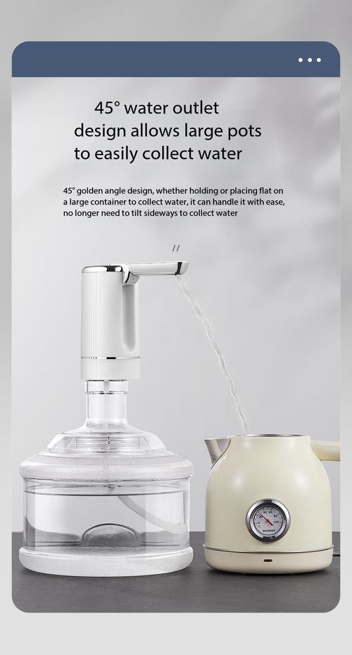 Foldable Electric Water Dispenser Pump USB Rechargeable Automatic Bottle Pump