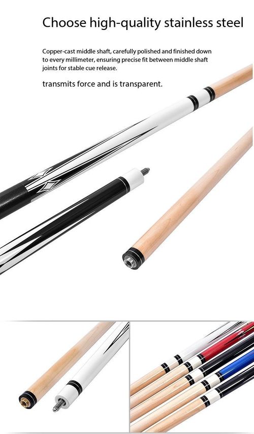Pro Tournament Pool Cue - High-Performance Billiard Shaft with Low Deflection, Perfect for Serious Players
