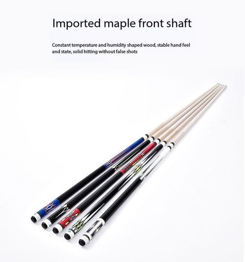 Pro Tournament Pool Cue - High-Performance Billiard Shaft with Low Deflection, Perfect for Serious Players
