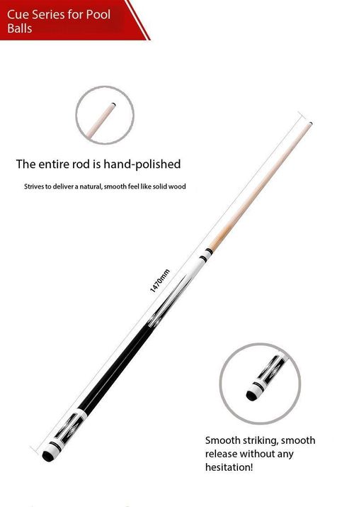 Pro Tournament Pool Cue - High-Performance Billiard Shaft with Low Deflection, Perfect for Serious Players