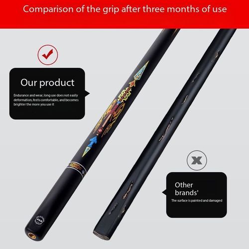 Pro Tournament Pool Cue - High-Performance Billiard Shaft with Low Deflection, Perfect for Serious Players