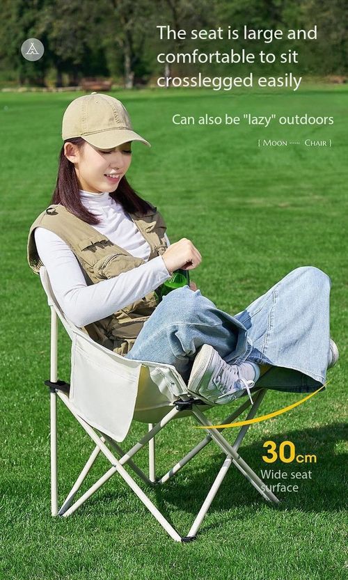 Ultra-Light Portable Folding Moon Chair High Load-Bearing Outdoor Camping Seat for Kenya