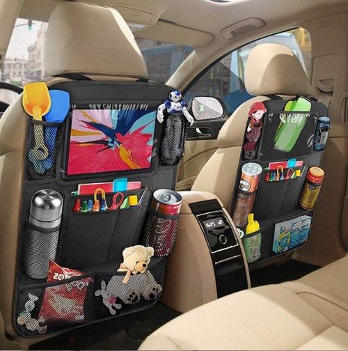 Car Backseat Organizer and Kick Mat