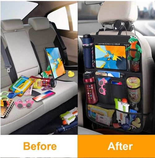 Car Backseat Organizer and Kick Mat