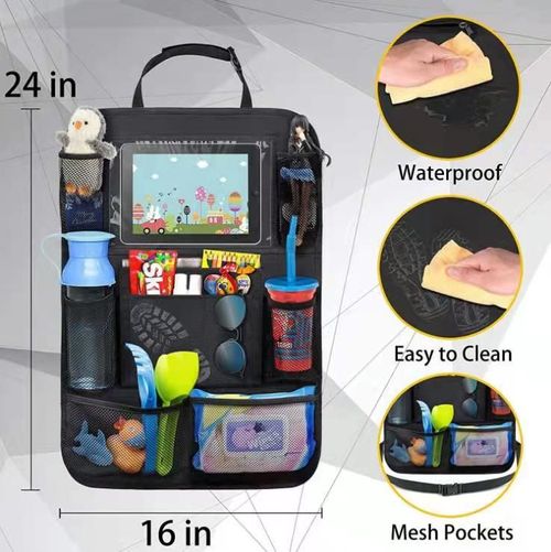 Car Backseat Organizer and Kick Mat