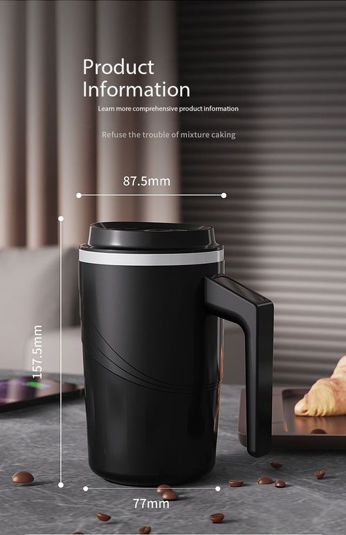 Portable USB Rechargeable Blender Cup 310g Lightweight Personal Smoothie Maker in Black for Kenya