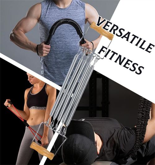 Heavy Duty Spring Resistance Puller Chest Expander with Wooden Handles Home Fitness Trainer for Kenya