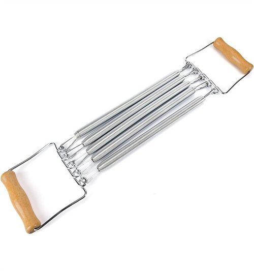 Heavy Duty Spring Resistance Puller Chest Expander with Wooden Handles Home Fitness Trainer for Kenya