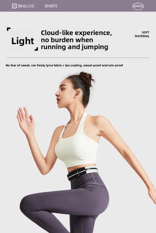 Lightweight Running Waist Bag Water-Resistant Sports Belt with Headphone Port for Kenya Fitness