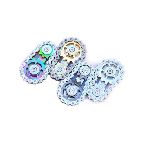 Mechanical Gear Chain Fidget Toy Metal Stress Relief EDC Desk Gadget for Kenya Market