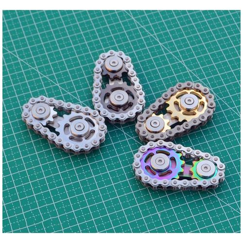 Mechanical Gear Chain Fidget Toy Metal Stress Relief EDC Desk Gadget for Kenya Market